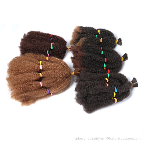 Synthetic Braiding Hair Crochet Marley Braids Hair Extensions Bulk Crochet Afro Kinky Hair For Women